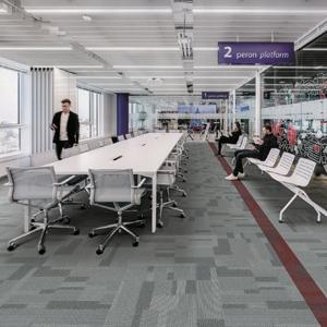 60CM*60CM Anti-static Nylon Modular Carpet 