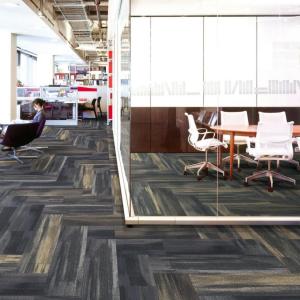 HD Digital Loop Pile 25CM*100CM Carpet Planks