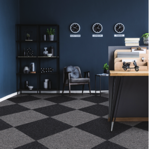 Loop Pile 50CM*50CM Cheap Plain Nylon Carpet Tiles